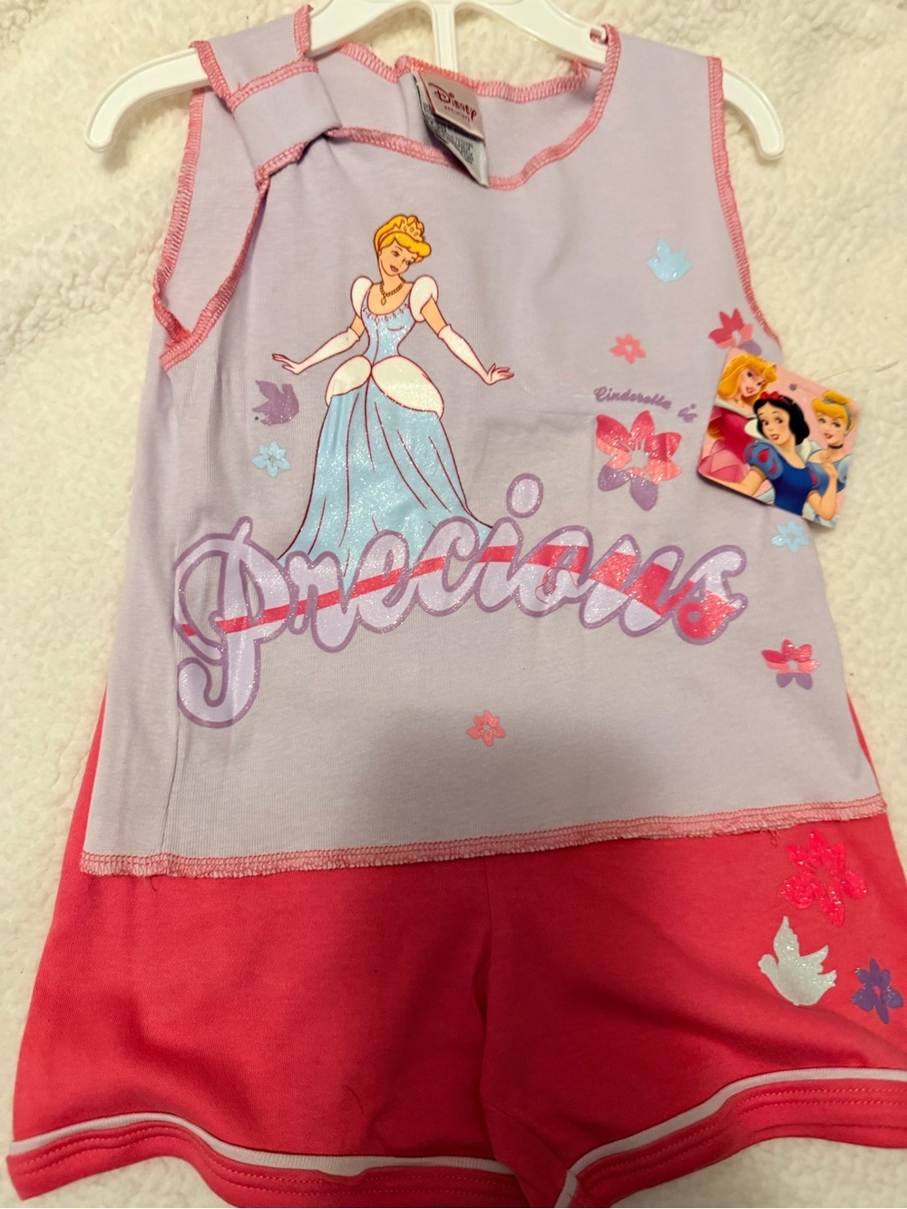 Vintage Disney Purple and Pink Cinderella 'Precious' Matching Set